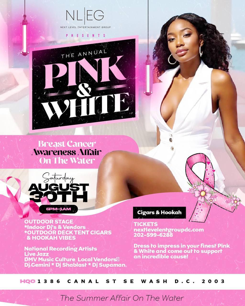 Pink & White Affair On The Water