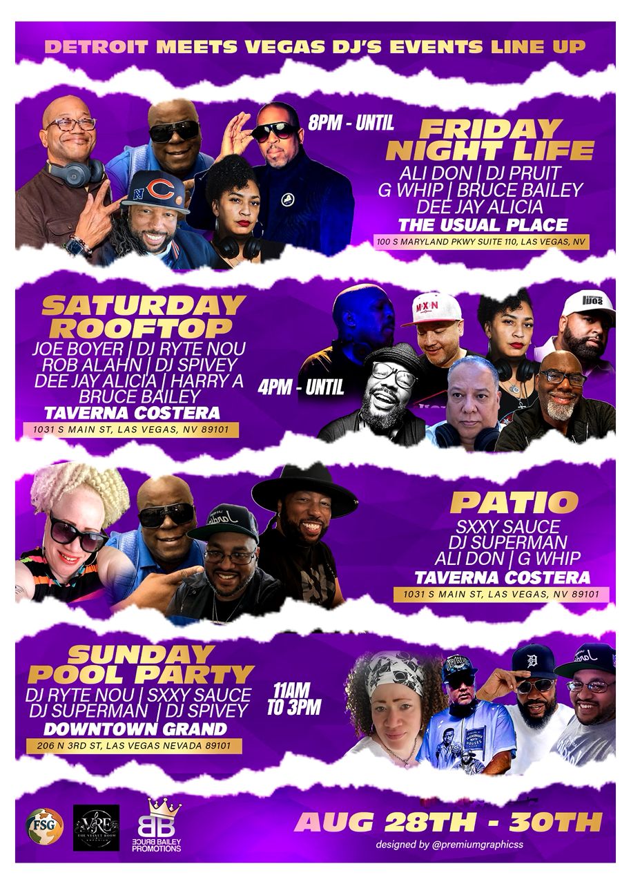 Detroit Meets Vegas DJ Weekend